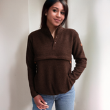Θηλασμός Fleece Brown