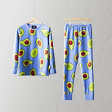 Children's PJ Set Avocado
