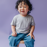 Παιδικό μπλουζάκι Bamboo Everyday Heather Grey