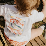 T-shirt enfant oversize « Sardines blanches »