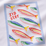 T-shirt enfant oversize « Sardines blanches »