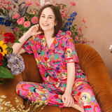 Pyjamas-sæt til kvinder: Frida Fiesta de Colores