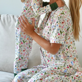 Κυρίες πιτζάμες σετ πεταλούδα