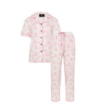 Dámske pyžamo Set Pink Toile de Jouy