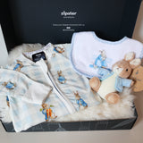 Mini zestaw upominkowy Peter Rabbit niebieski (3 sztuki)