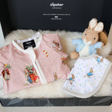 Mini zestaw upominkowy Peter Rabbit różowy (3 sztuki)