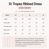 St Tropez Ribbed Breastfeeding Dress Red & Pink