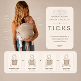 Bambus-Babytragetuch - Sweet Daisy